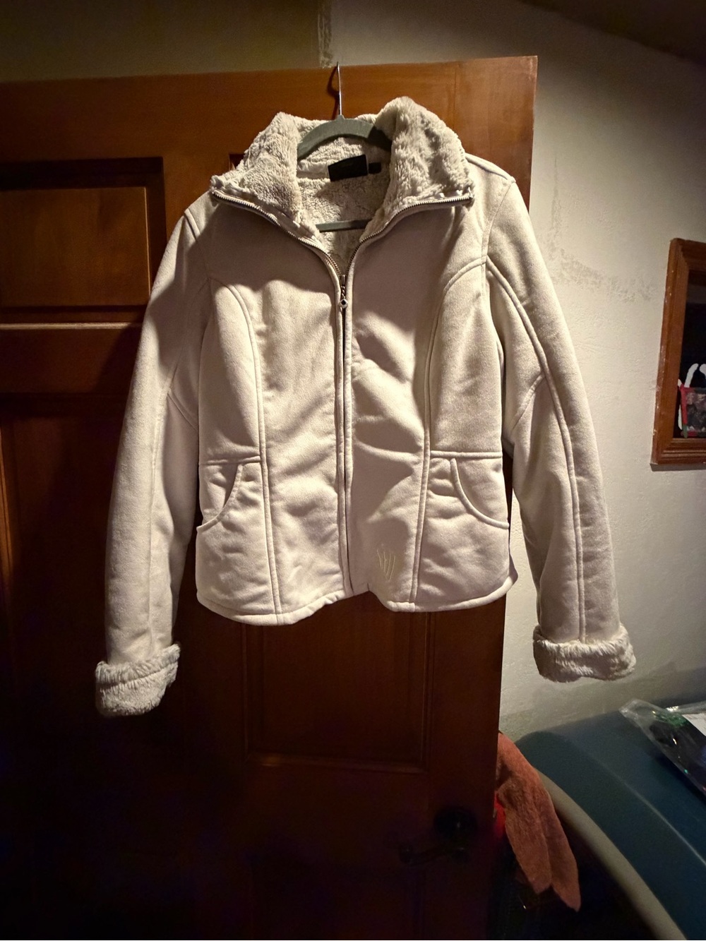 Harley-Davidson Cream Sherpa-Lined Women's Zip Jacket